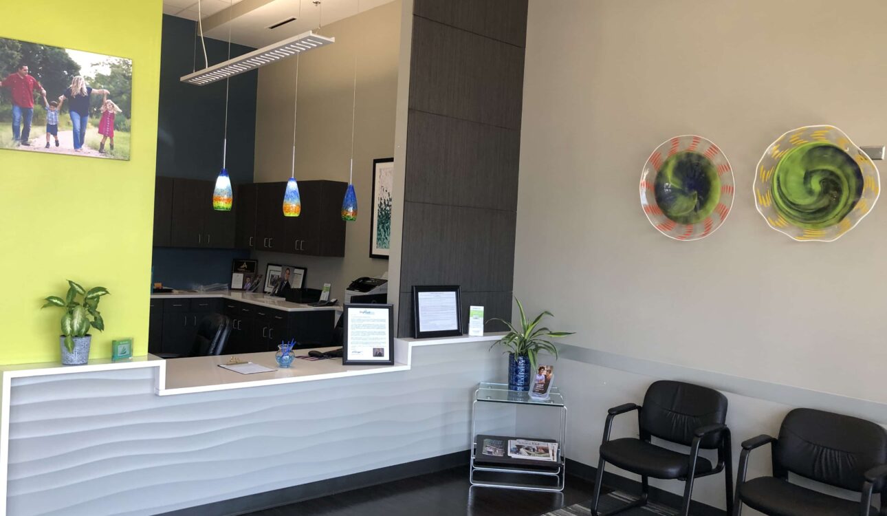 Smile Brands Reception Desk - Accel Group Portfolio Project