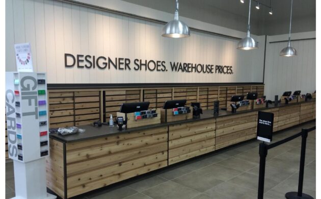 Designer Brands DWS Designer Shoes display showcasing Accel Group's Process
