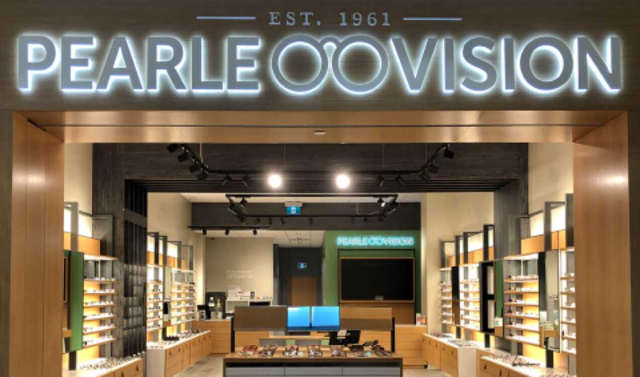 Pearle Vision store front - Accel Group Portfolio Project